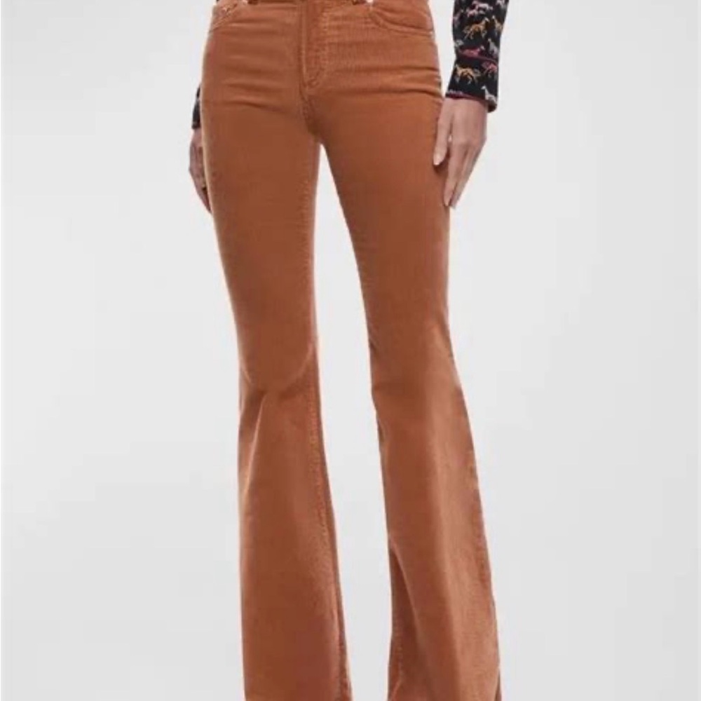 Alice + Olivia Corduroy Jeans in Tan / Camel Size 27 NWOT